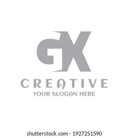 Diseño creativo Símbolo del logotipo de la capital GX