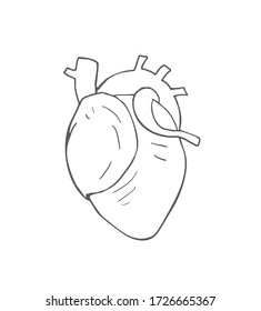 Creative design of heart draw