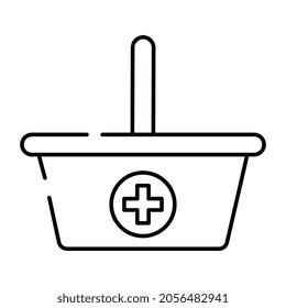 Un icono de diseño creativo para añadir a la cesta