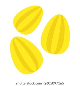 Creative design icon of almonds