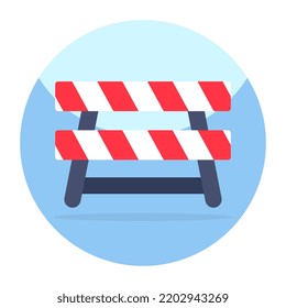 Un icono de diseño creativo de la barrera 