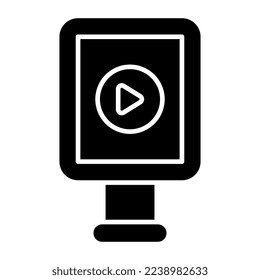 Icono de diseño creativo de la valla publicitaria 