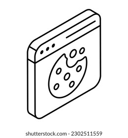Icono de diseño creativo del juego de comer burbujas