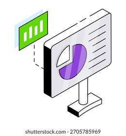 Un icono de diseño creativo de presentación de negocios 