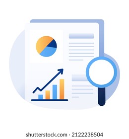 Creative design icon of business strategy