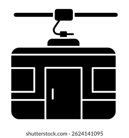 Icono de diseño creativo del teleférico
