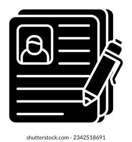 Eine kreative Design-Ikone für das CV-Schreiben