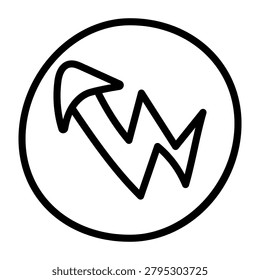 Creative design icon of doublehead spiral arrows 