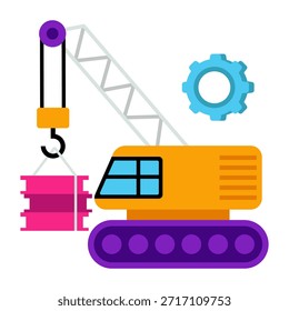 Ícone de design criativo do Earth Mover 