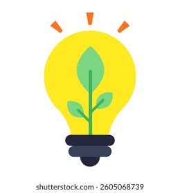 Creative design icon of eco idea