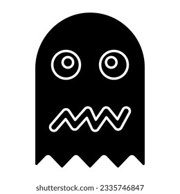 Creative design icon of ghost game