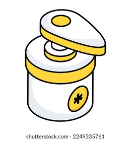 Creative design icon of hand sanitizer