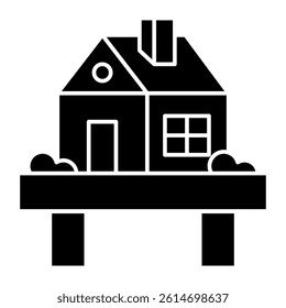 Creative design icon of home