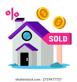 Icono de diseño creativo del tablero vendido casero