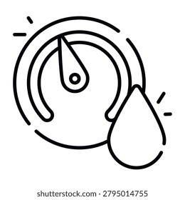 Creative design icon of hygrometer 