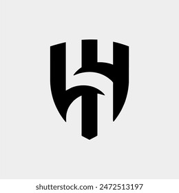 ICONO DE DISEÑO CREATIVO LOGO SH 