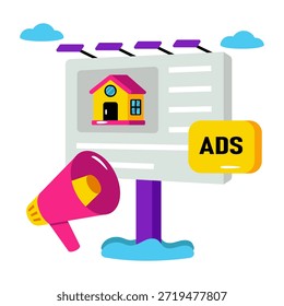 Ícone de design criativo da campanha de propriedade 