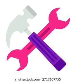 Icono de diseño creativo de herramientas de reparación