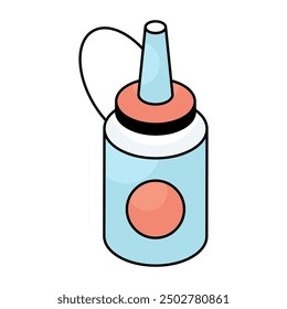 Creative design icon of sauce bottle