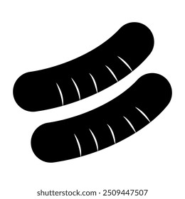 Creative design icon of sausage