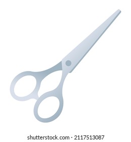 A creative design icon of scissors 

