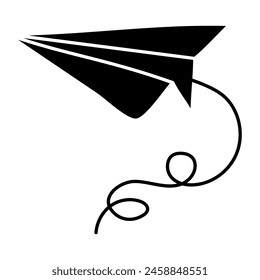 Creative design icon of Send message

