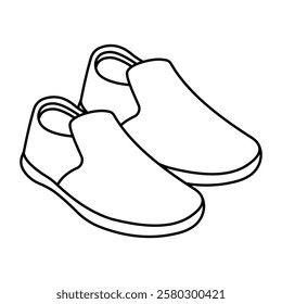 Creative design icon of shoes