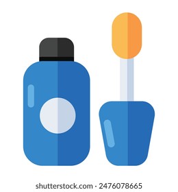 A creative design icon of soap available for instant download