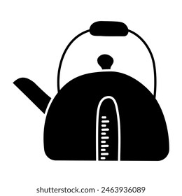 Creative design icon of teapot

