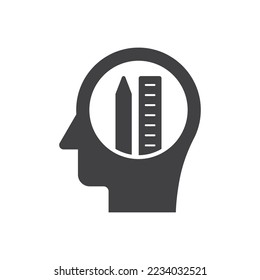 Creative design idea icon vector symbol