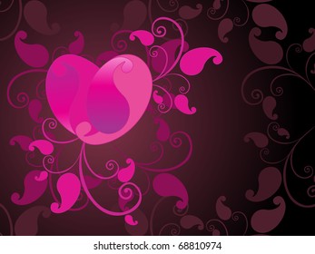 creative design illustration for romantic valentine day