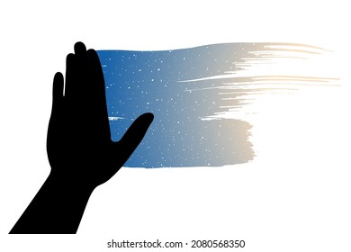 Creative design of imaginative hand