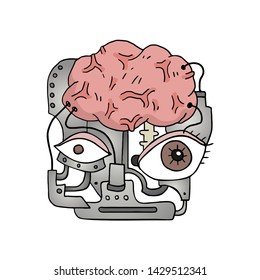 Creative design of imaginative robot head