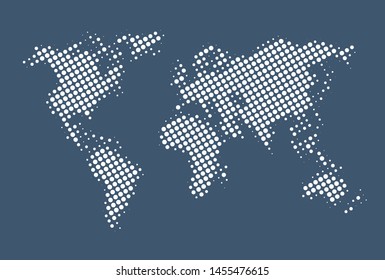 Creative design of imaginative world map