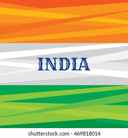 creative design of India Flag.