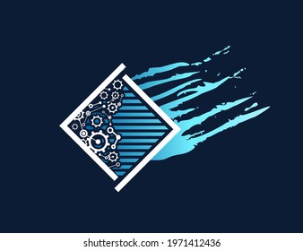 Creative design of industrial symbol