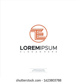 Creative Design Initial E Letter E logo icon design template elements. Vector Template Design vector symbol business logo design