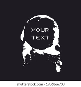 Creative design of ink circle