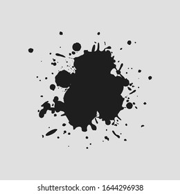 Creative design of ink stain