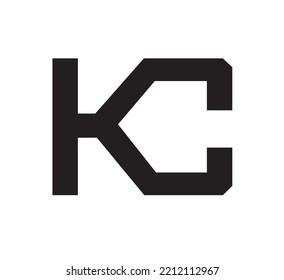 DISEÑO CREATIVO DE LA COMBINACIÓN DE LETRA K Y C