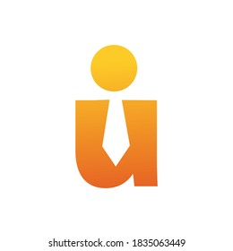 Creative design letter U in modern style for your best business symbol. Vector illustration EPS.8 EPS.10