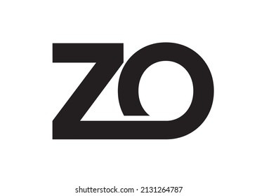 creative design of letter Z and O