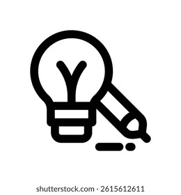 creative design line icon. Clean and minimalist vector icon for websites, mobile apps, presentations, and logos. Fully scalable and customizable for any project.