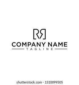 creative design lines form a unique RR abstract