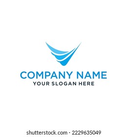 the creative design lines the V triangle shape and the triangle logo with the letter design for corporate identity