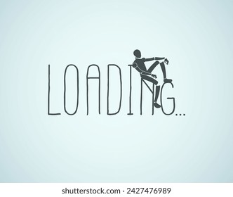 Creative design of loading message