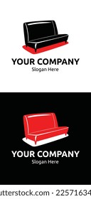 creative design logo chair icon for your company or brand