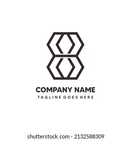 creative design logo concept old bottle line art