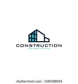 Creative design logo construction vector template