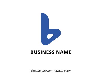 Creative design logo letter b